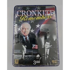 Walter‎ Cronkite Remembers: 3 DVD Collector's Edition In Embossed Tin Case (NEW)